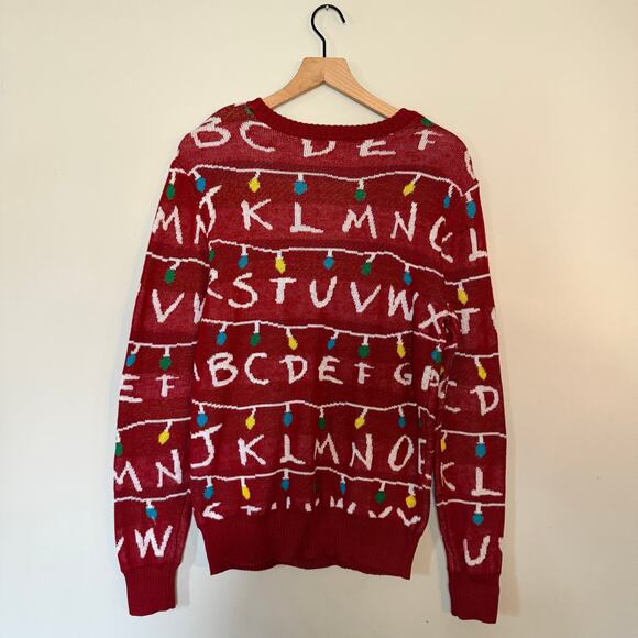 Stranger Things Light-Up Sweater Netflix Official Merchandise Small - Picture 6 of 9